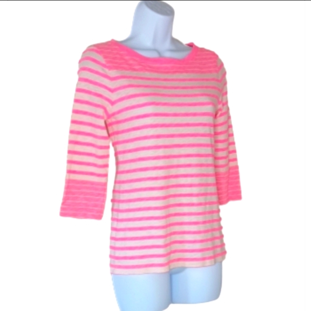 J. Crew 3/4 Sleeve Nautical Top, sz XS